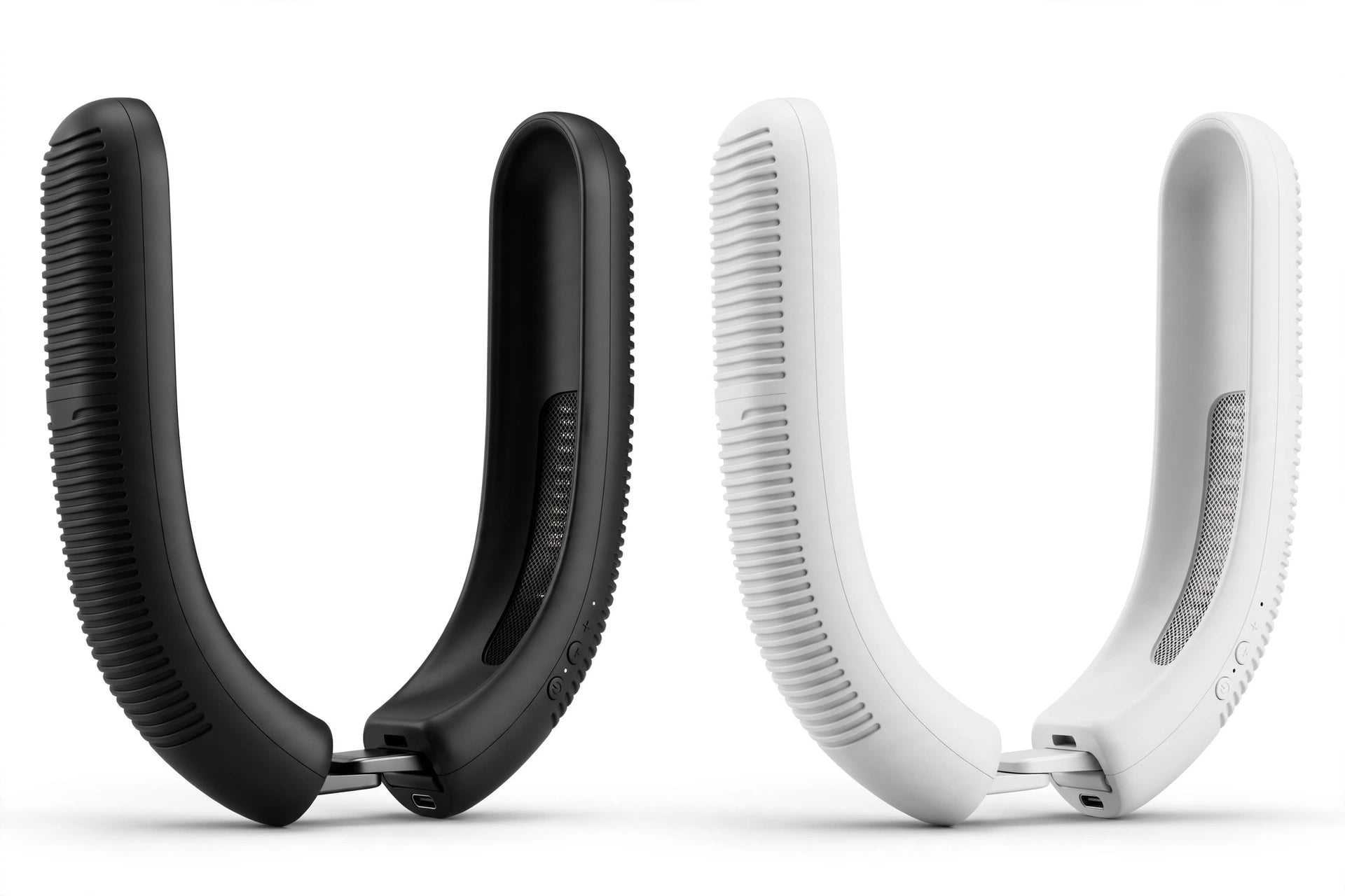 Portable Mini Neck Fan Portable Bladeless Fan USB Rechargeable Leafless Hanging Fans Air Cooler Cooling Wearable Neckband Fans