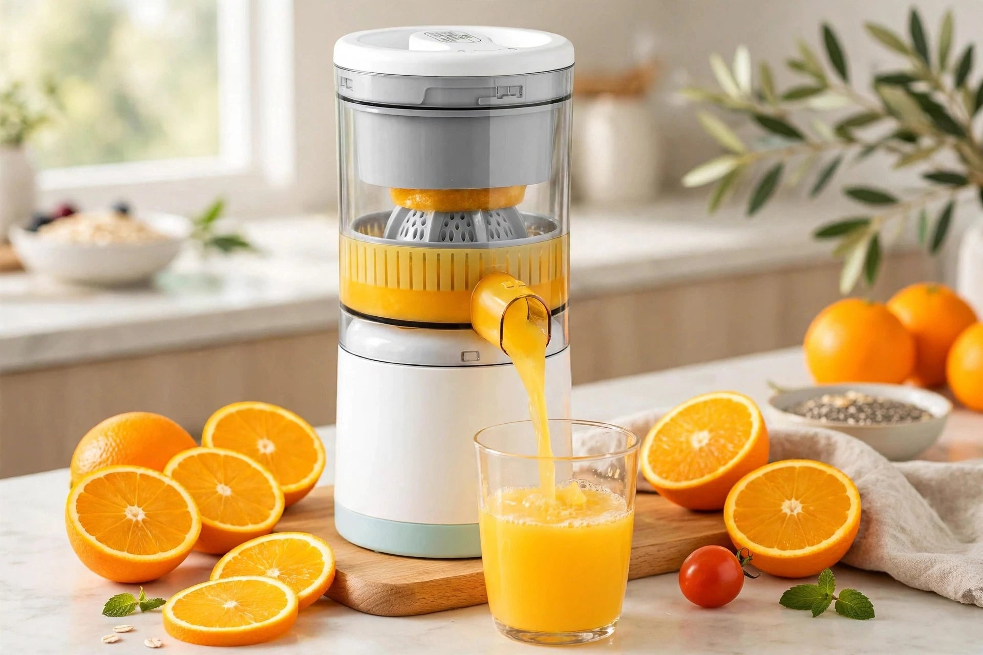 Portable Citrus Squeezer & Presser
