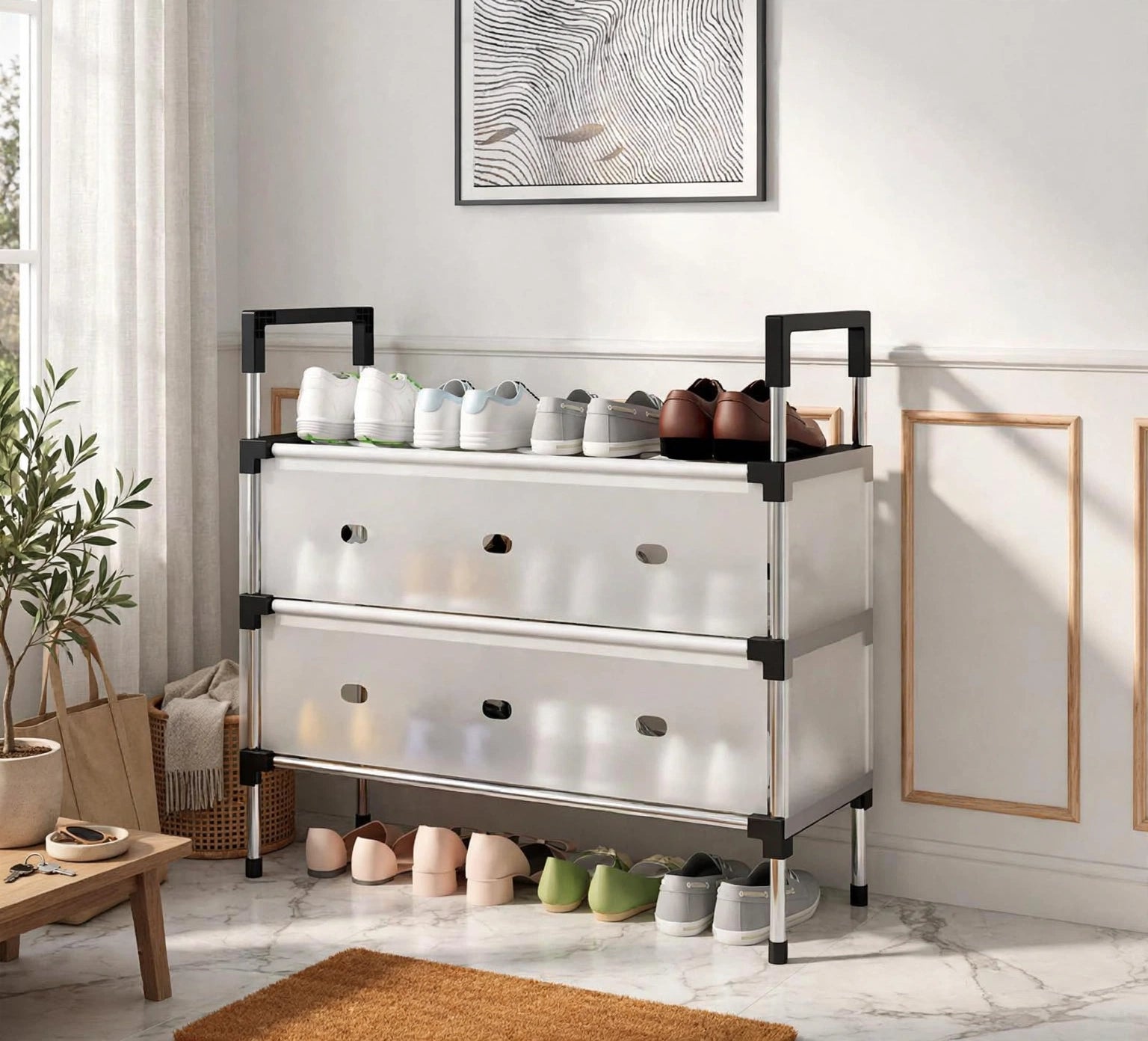 Multi-Tier Shoe Organizer