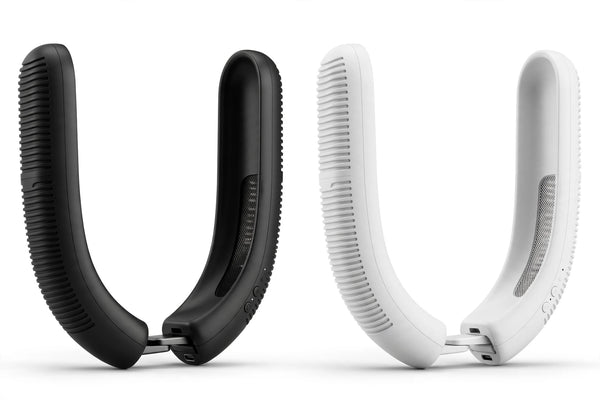 Portable Mini Neck Fan Portable Bladeless Fan USB Rechargeable Leafless Hanging Fans Air Cooler Cooling Wearable Neckband Fans