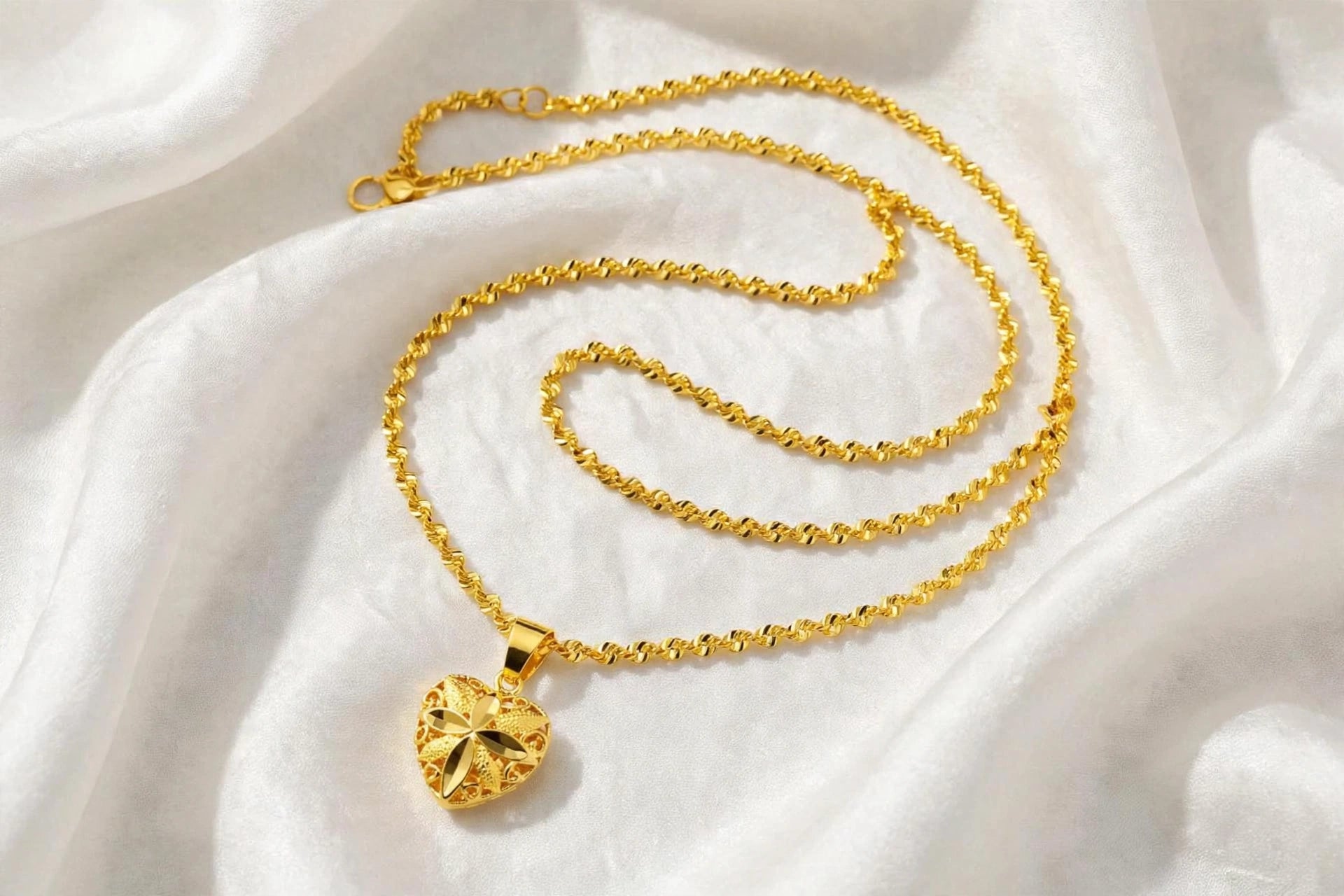 Heart Shaped Memorial Necklace